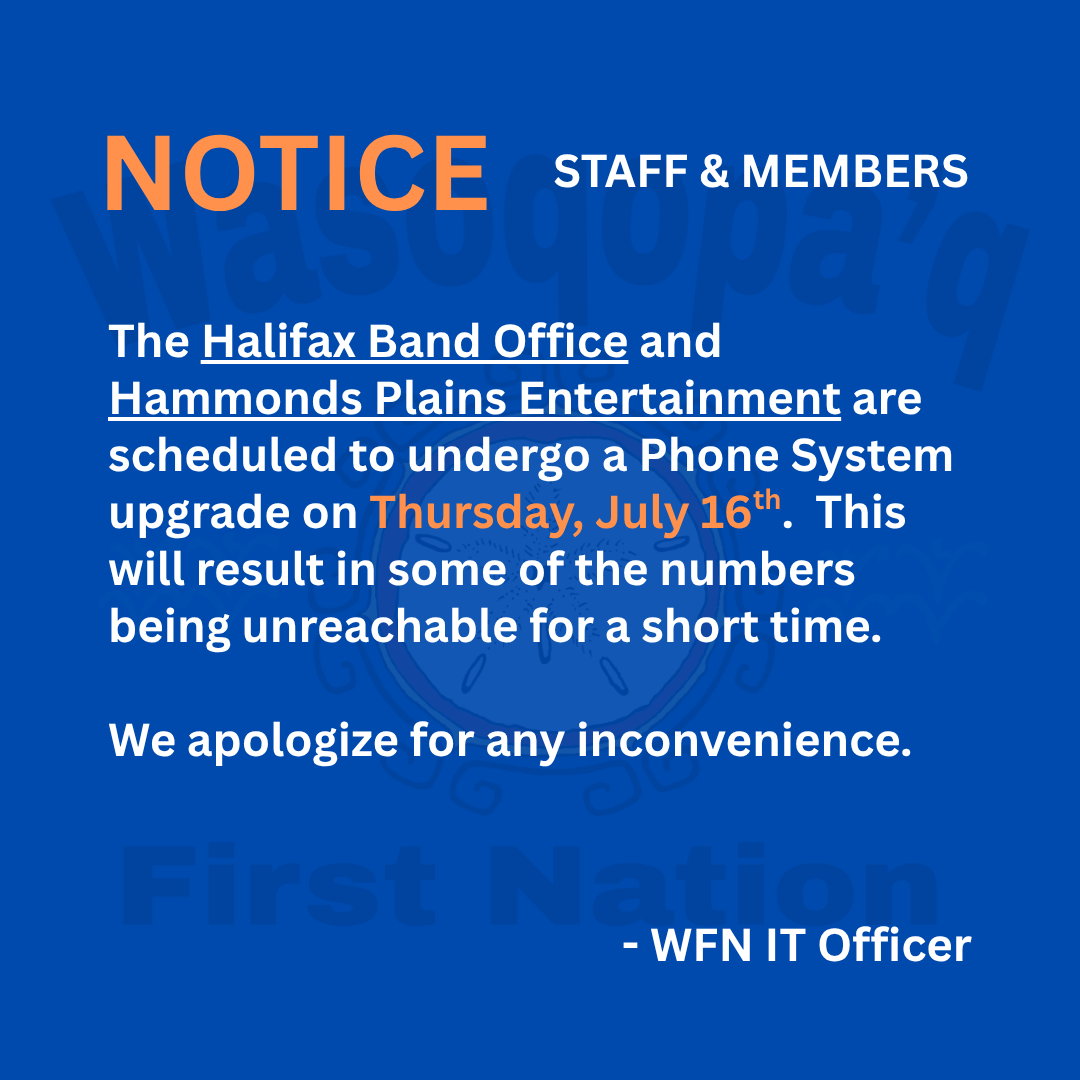 NOTICE Halifax