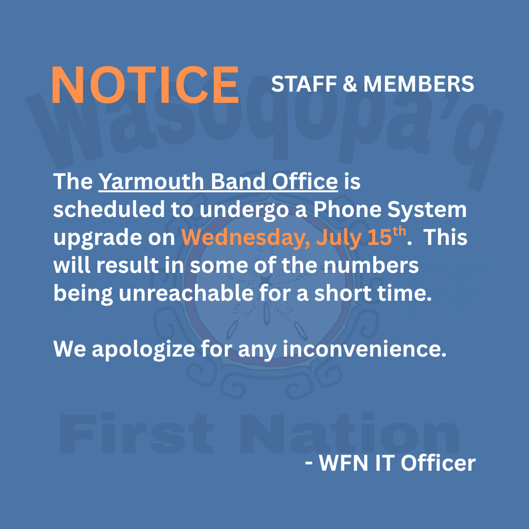 NOTICE Yarmouth